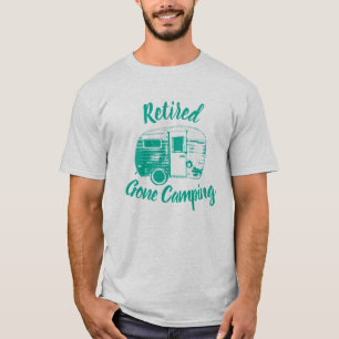 Pensionerat borta campa Retro campa släp T-shirt