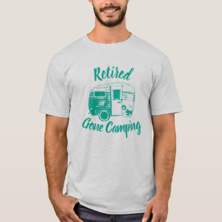Pensionerat borta campa Retro campa släp T-shirt