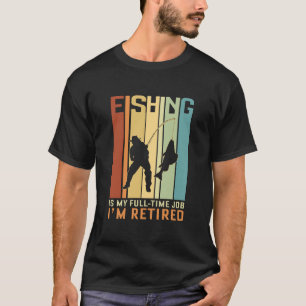 Pensionerat fiske t shirt