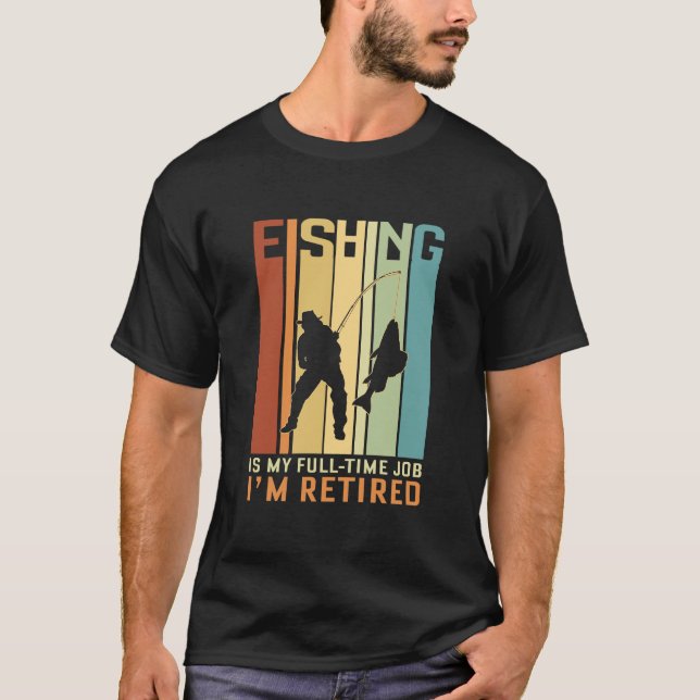 Pensionerat fiske t shirt (Framsida)