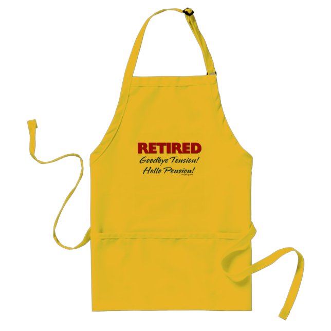 Pensionerat: Goodbye spänningshejpension! Förkläde (Framsidan)