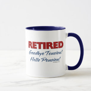 Pensionerat: Goodbye spänningshejpension! Mugg