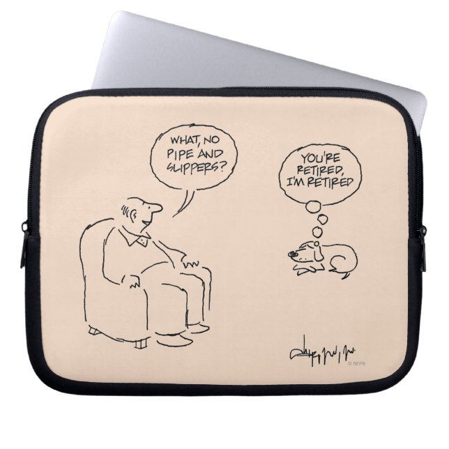 Pensionerat Laptop Sleeve (Framsidan)