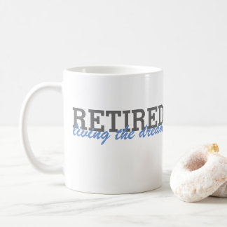 Pensionerat och uppehälle den dröm- muggen kaffemugg