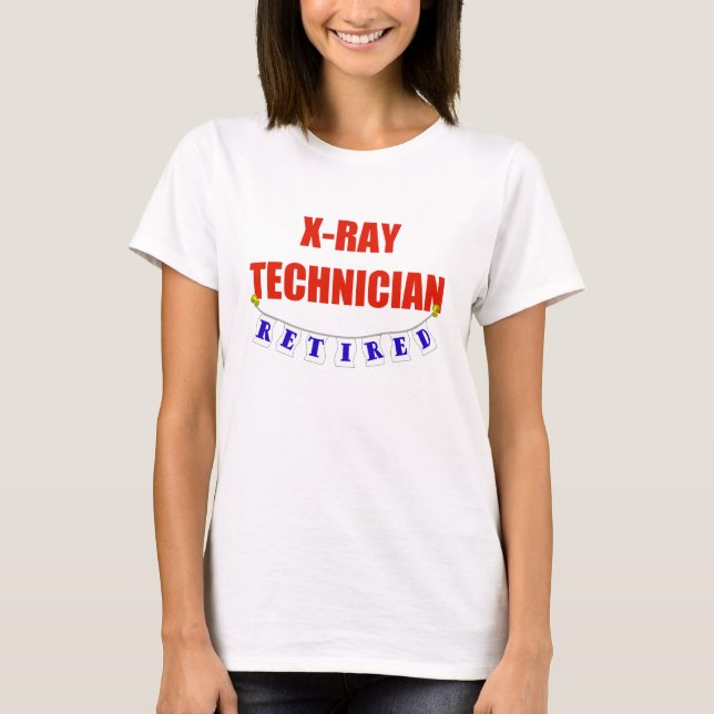 Pensionerat röntga teknikeren tee shirt (Framsida)