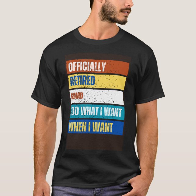 Pensionerat vaktard Pension T Shirt (Framsida)