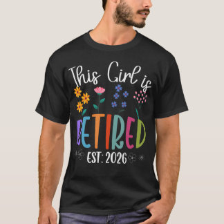 Pensionering för kvinnor Den här tjejen är pension T Shirt