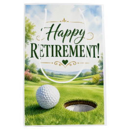 Pensionering med golf tema med golfboll på grön