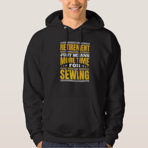 Pensionering Mer Tid För Sy Hoodie