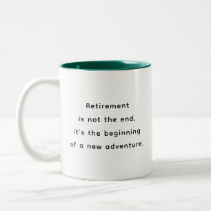 Pensionering Roliga & Inspirerande Citat Mugg