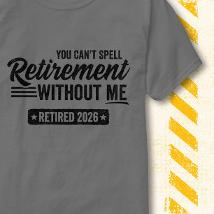 Pensionering Utan Mig Vintage Pensionerad 2026 Rol T Shirt