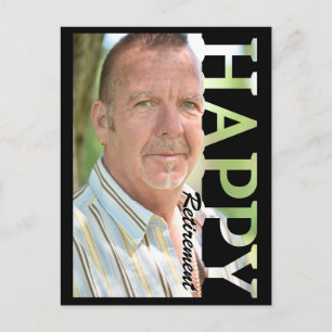 Pensioneringsfoto vykort   Personlig pensionering