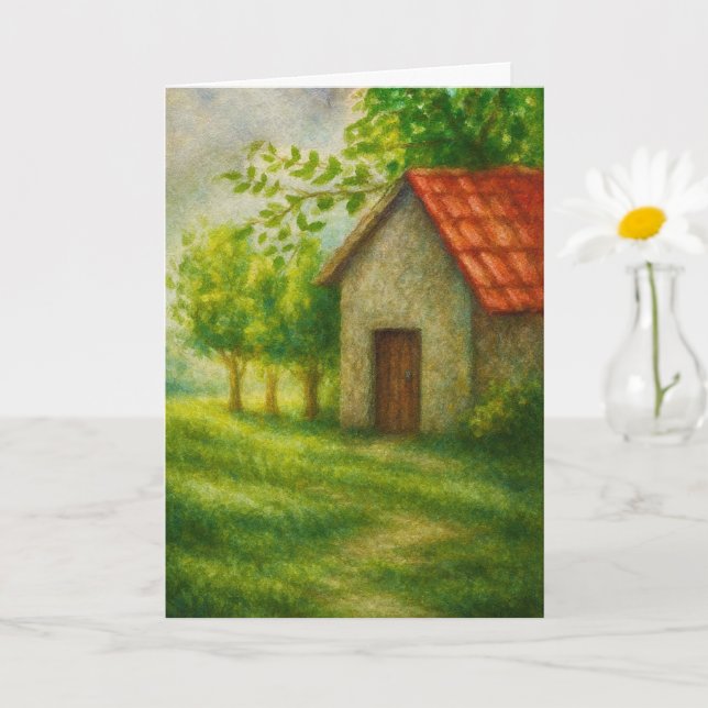 Pensioneringskort | Njut av varje minut | Fredlig  Kort (Liten växt)