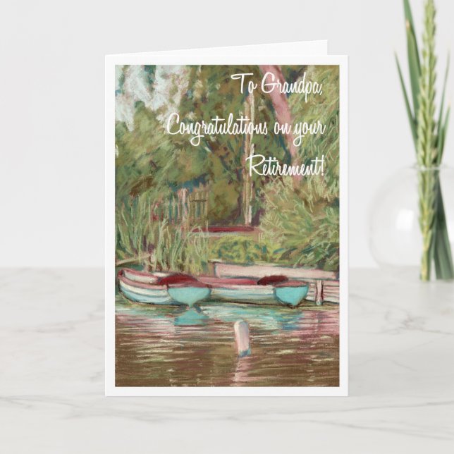 Pensiongrattis för en farfar kort (Framsida)