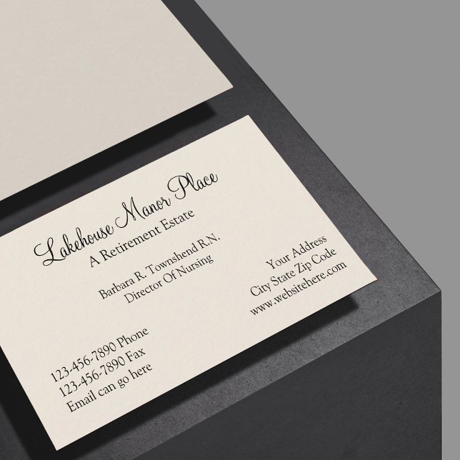 Pensionhem Visitkort (Skapare uppladdad)