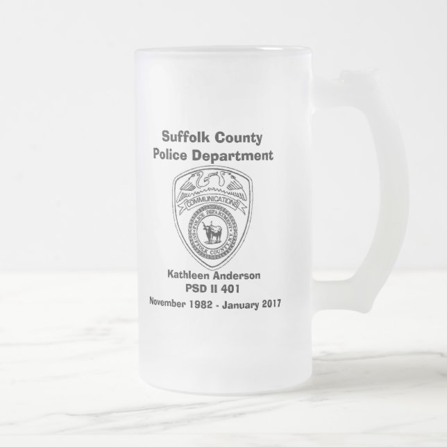 Pensionmugg Frostat Ölglas (Höger)