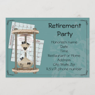 Pensionparty Inbjudningar