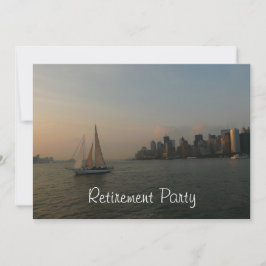 PensionParty-Segelbåt i hamnen Inbjudningar