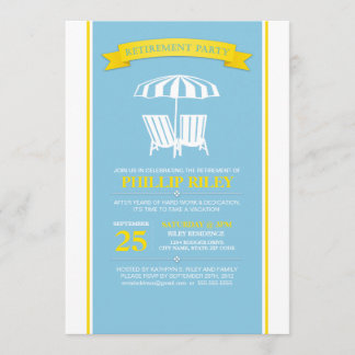 Pensionpartyinbjudan Inbjudningar