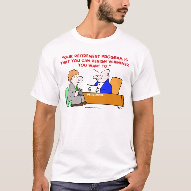 pensionprogramet avgår t shirt (Framsida)