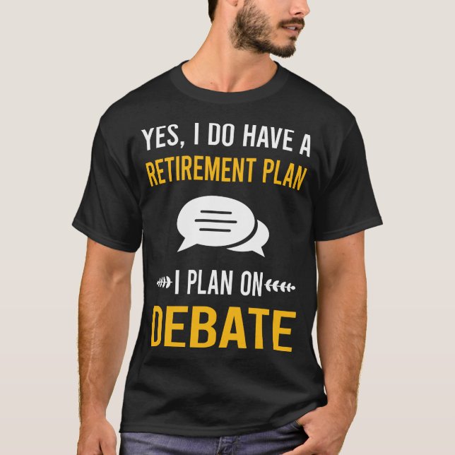 Pensionsdebatten T Shirt (Framsida)