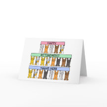 Pensionskort att anpassa med valfritt namn