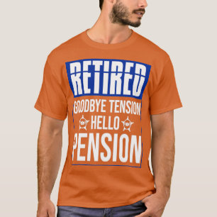 Pensionskuppp Funny Pension-plan: pensionerad poli T Shirt