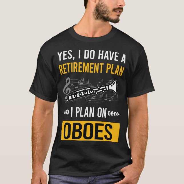 Pensionsoboe T Shirt (Framsida)