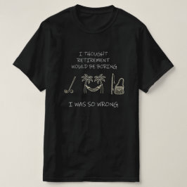 Pensionsplan Golf Hängmatta Fiske — Roligt Present T Shirt