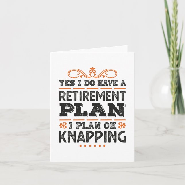 Pensionsplan Slaggåva Rolig Kort (Framsida)