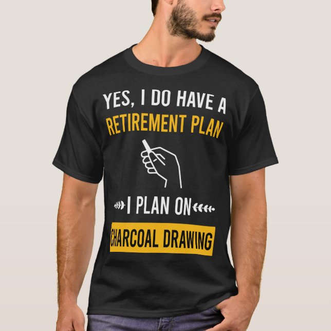 Pensionsteckning T Shirt (Framsida)