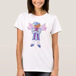 Pensive Light Blue Elf T-Shirt