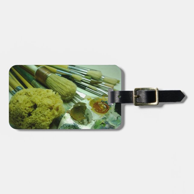 Penslar och måla bagagebricka (Horisontell Framsida)