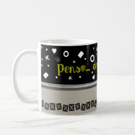 Penso: depois do café! kaffemugg