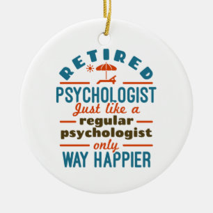 Pensykolog Therapist Pension Happier Julgransprydnad Keramik