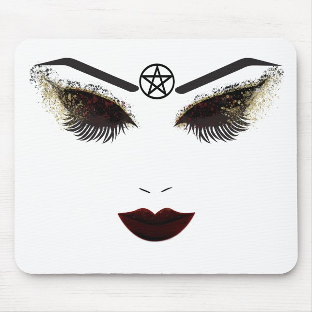Pentacle Beauty Ansikte Lash & Mörk Läppar Makeup Musmatta (Framsidan)
