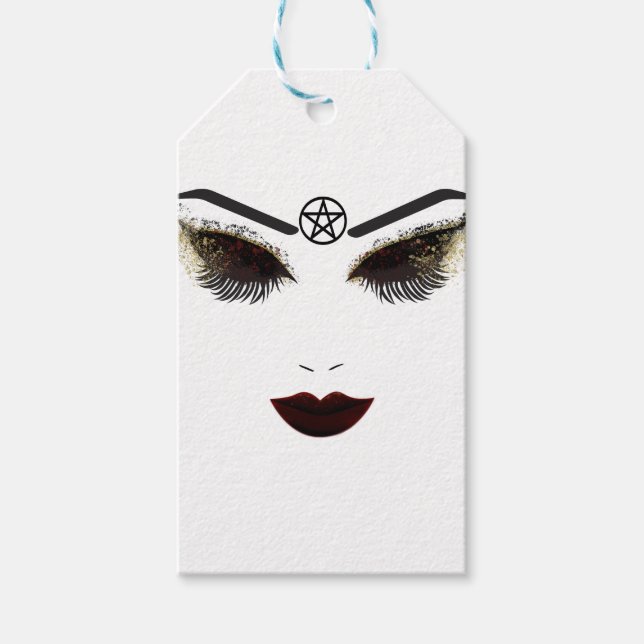 Pentacle Beauty Face Lashes & Dark Lips Smink Presentetikett (Framsidan)