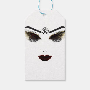 Pentacle Beauty Ögonfransar och mörka läppar Makeu Presentetikett