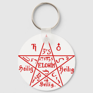 Pentacle från den sjätte boken av Moses Nyckelring