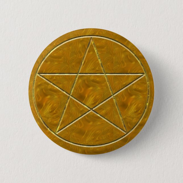 Pentacle i guld knapp (Framsida)
