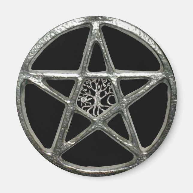 Pentacle Livets träd Magnet (Framsidan)