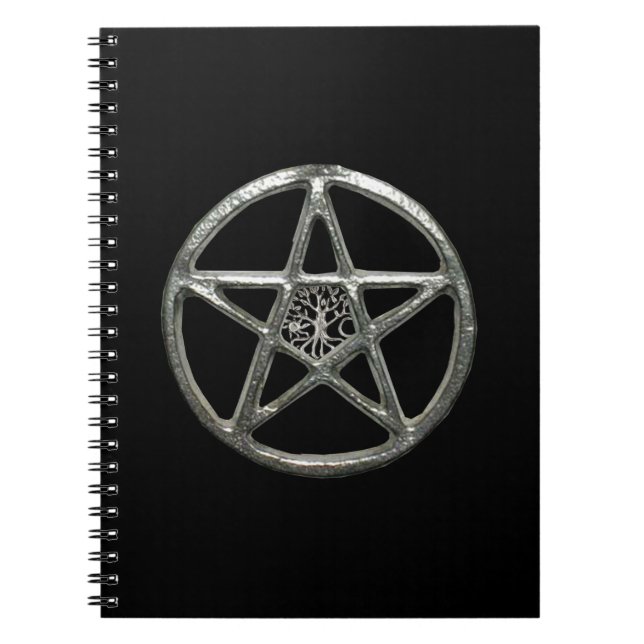 Pentacle Livets träd Spiral bärbar dator Anteckningsbok (Framsidan)