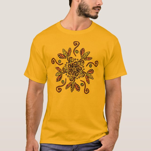 Pentacle Mandela Tee Shirt (Framsida)