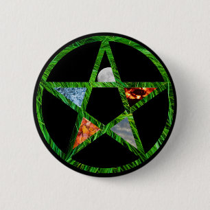Pentacle med Inslag Knapp