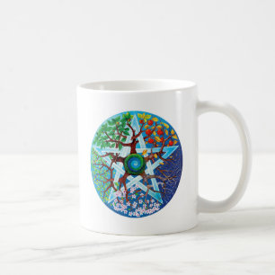 pentacle-säsonger kaffemugg