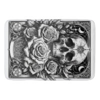 Pentacle Skelett Skalle & Rosor Tarot Konst