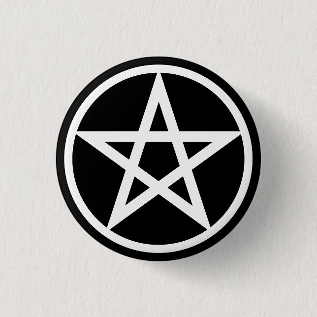 Pentacle Stor på Blk Knapp (Framsida)