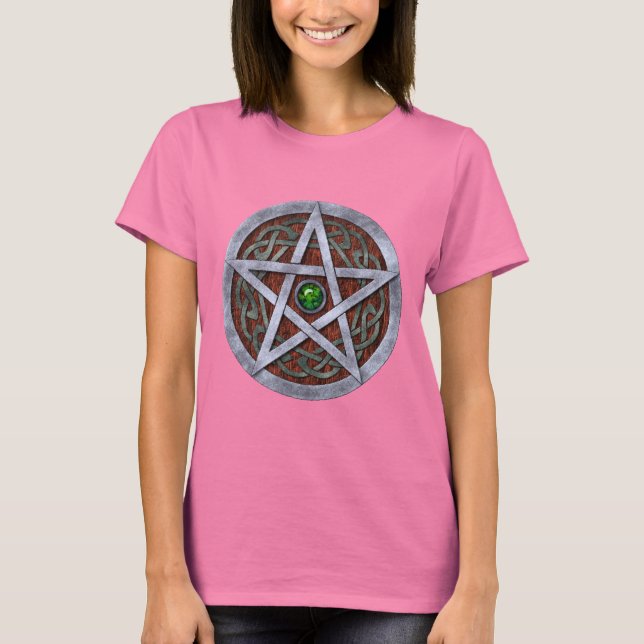 Pentacle Symbol T-Shirts (Framsida)