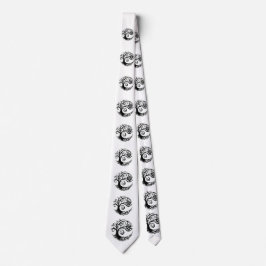 Pentacle Träd Neck Tie Slips