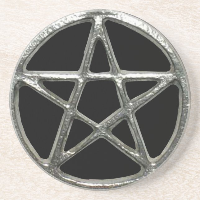 Pentacle-Underlägg Underlägg Sandsten (Framsidan)